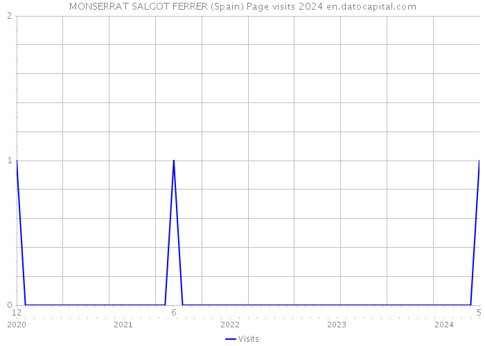 MONSERRAT SALGOT FERRER (Spain) Page visits 2024 