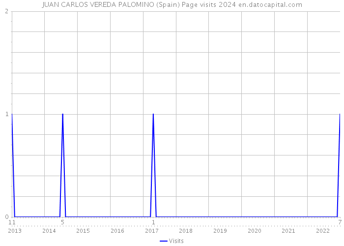 JUAN CARLOS VEREDA PALOMINO (Spain) Page visits 2024 