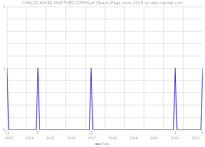 CARLOS ANGEL MARTINEZ ZORRILLA (Spain) Page visits 2024 