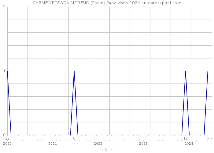 CARMEN POSADA MORENO (Spain) Page visits 2024 