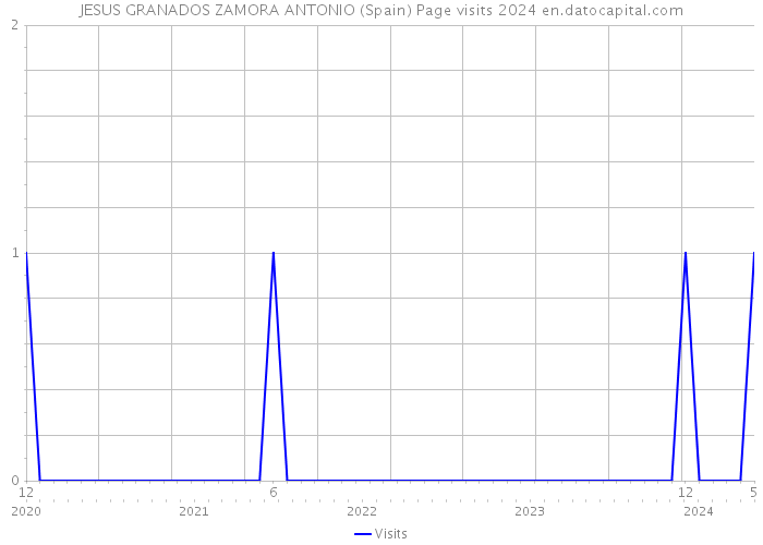 JESUS GRANADOS ZAMORA ANTONIO (Spain) Page visits 2024 