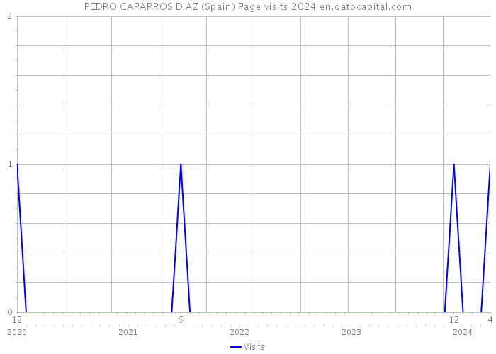 PEDRO CAPARROS DIAZ (Spain) Page visits 2024 