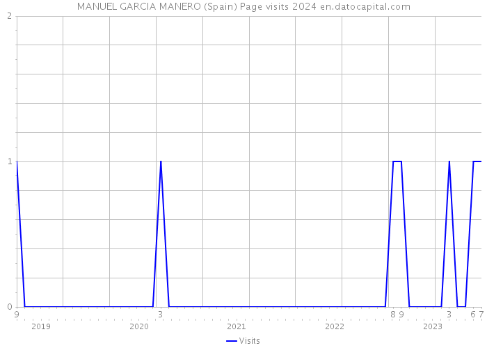 MANUEL GARCIA MANERO (Spain) Page visits 2024 