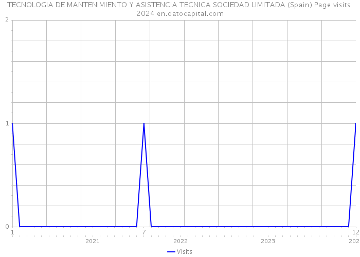 TECNOLOGIA DE MANTENIMIENTO Y ASISTENCIA TECNICA SOCIEDAD LIMITADA (Spain) Page visits 2024 