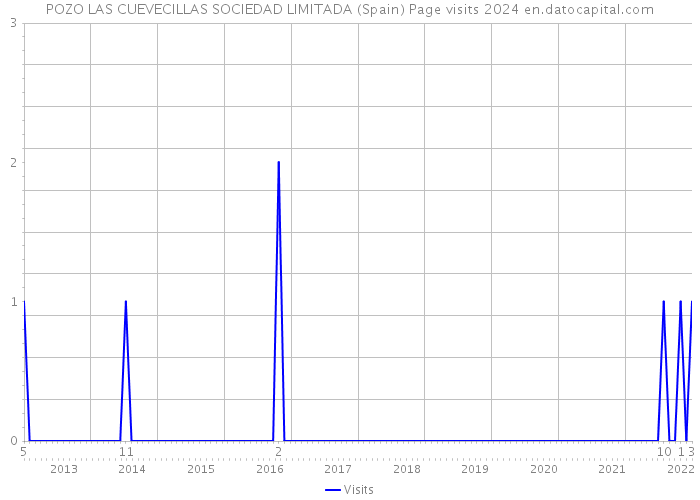 POZO LAS CUEVECILLAS SOCIEDAD LIMITADA (Spain) Page visits 2024 