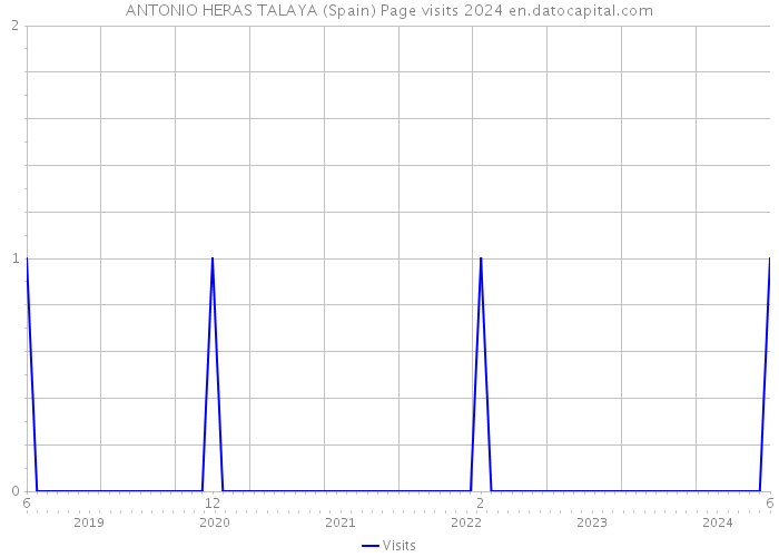 ANTONIO HERAS TALAYA (Spain) Page visits 2024 