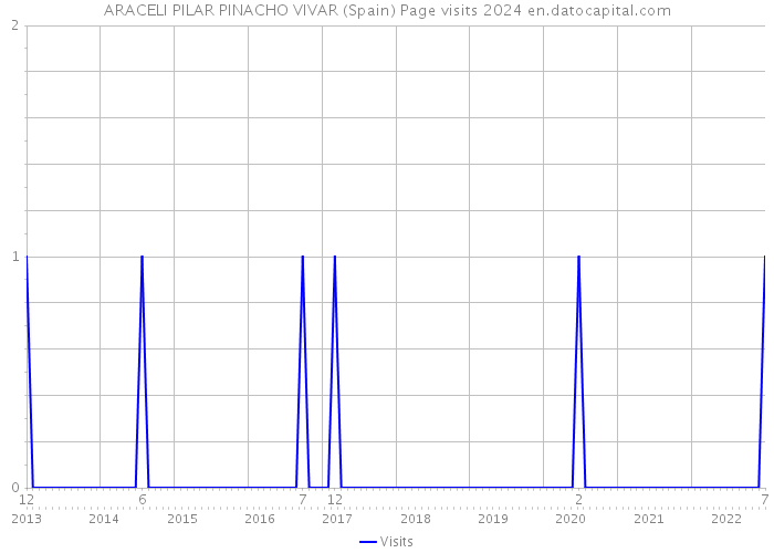 ARACELI PILAR PINACHO VIVAR (Spain) Page visits 2024 