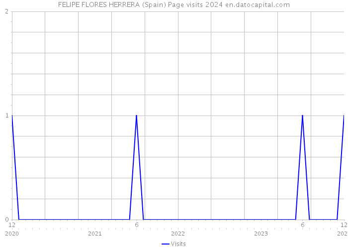 FELIPE FLORES HERRERA (Spain) Page visits 2024 