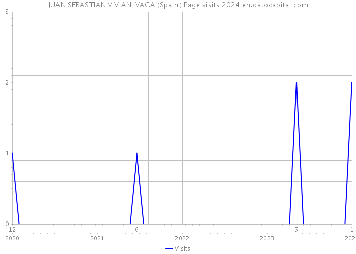 JUAN SEBASTIAN VIVIANI VACA (Spain) Page visits 2024 