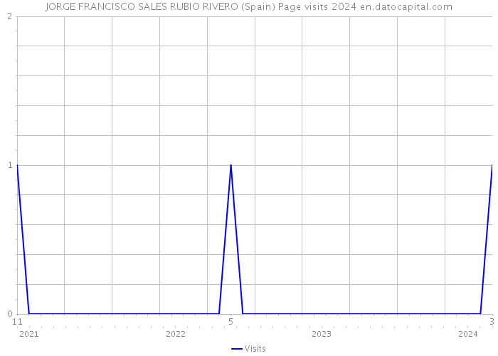 JORGE FRANCISCO SALES RUBIO RIVERO (Spain) Page visits 2024 