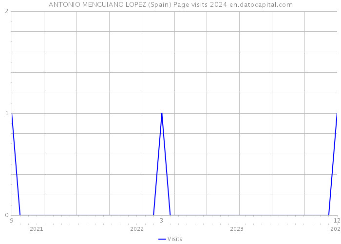 ANTONIO MENGUIANO LOPEZ (Spain) Page visits 2024 