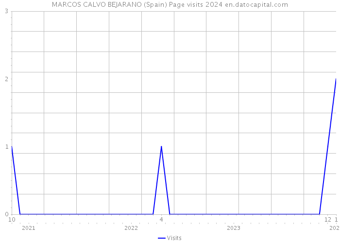 MARCOS CALVO BEJARANO (Spain) Page visits 2024 