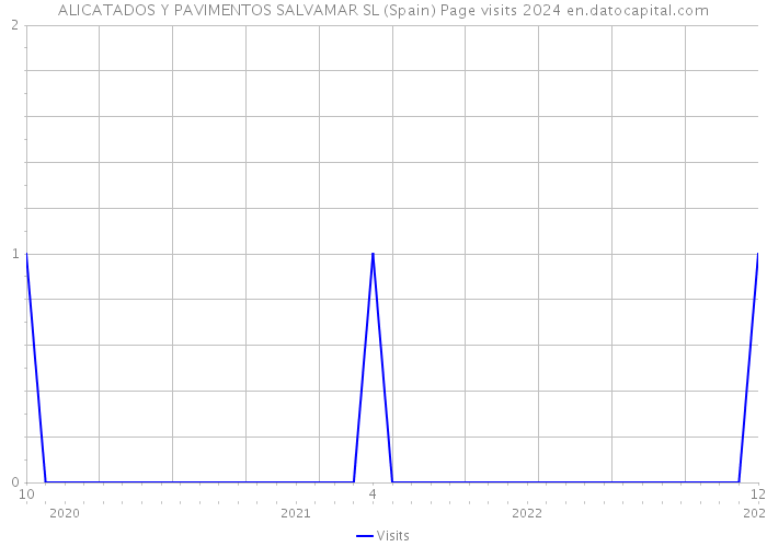 ALICATADOS Y PAVIMENTOS SALVAMAR SL (Spain) Page visits 2024 