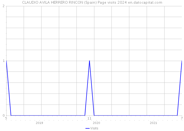 CLAUDIO AVILA HERRERO RINCON (Spain) Page visits 2024 
