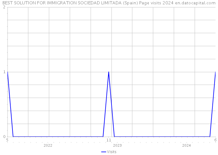 BEST SOLUTION FOR IMMIGRATION SOCIEDAD LIMITADA (Spain) Page visits 2024 
