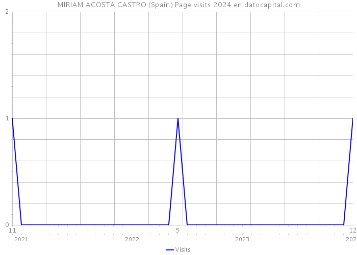 MIRIAM ACOSTA CASTRO (Spain) Page visits 2024 