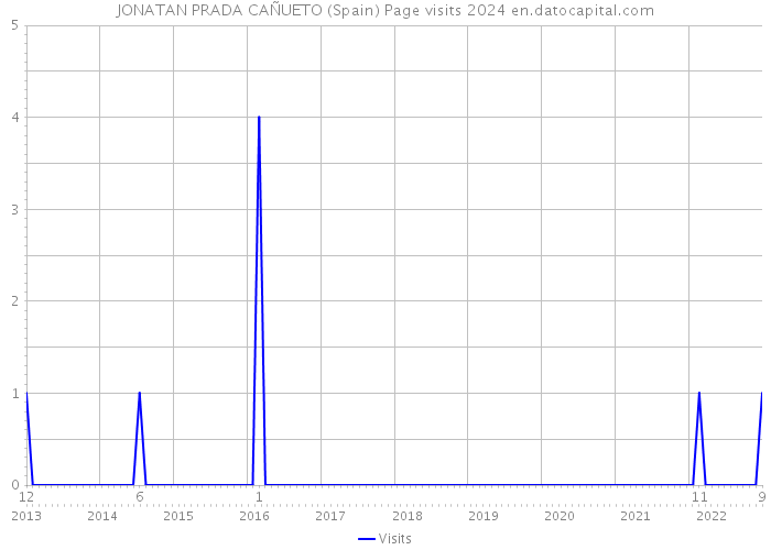JONATAN PRADA CAÑUETO (Spain) Page visits 2024 
