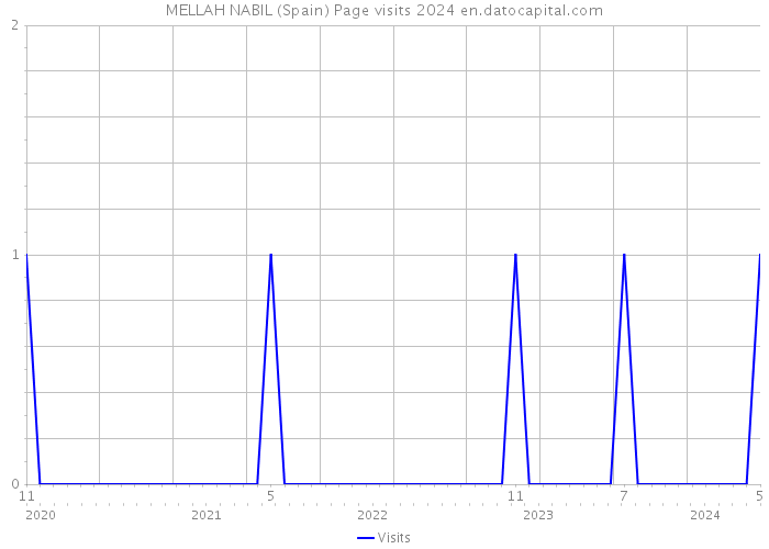 MELLAH NABIL (Spain) Page visits 2024 
