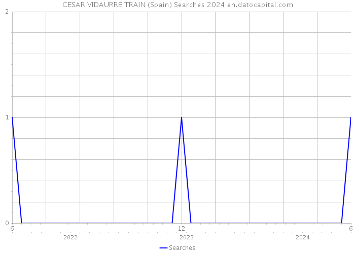 CESAR VIDAURRE TRAIN (Spain) Searches 2024 