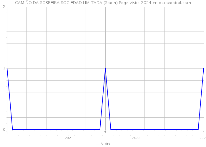 CAMIÑO DA SOBREIRA SOCIEDAD LIMITADA (Spain) Page visits 2024 