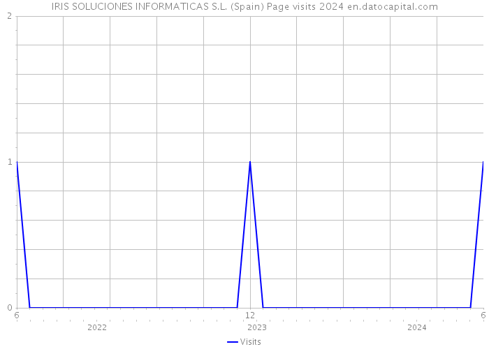 IRIS SOLUCIONES INFORMATICAS S.L. (Spain) Page visits 2024 