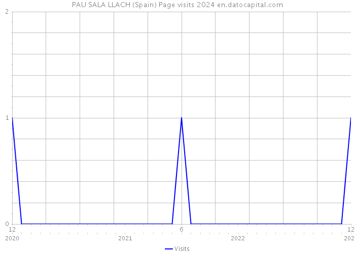 PAU SALA LLACH (Spain) Page visits 2024 