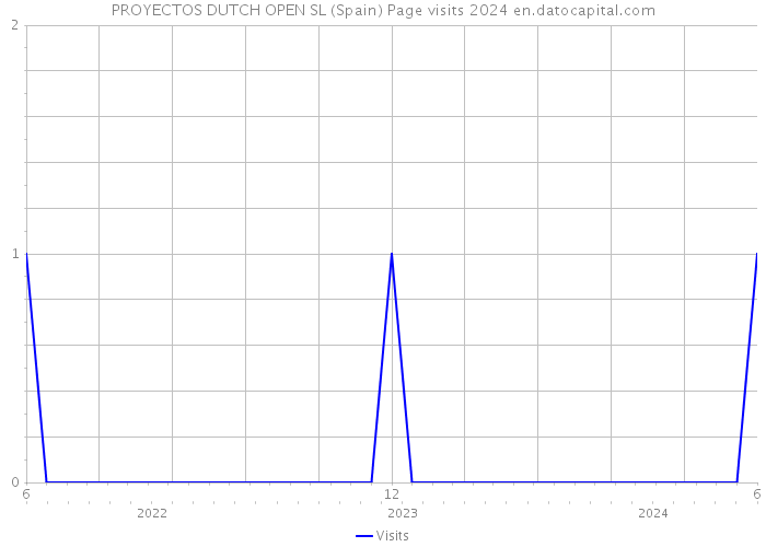 PROYECTOS DUTCH OPEN SL (Spain) Page visits 2024 