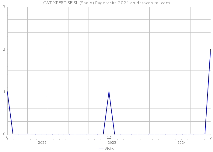 CAT XPERTISE SL (Spain) Page visits 2024 