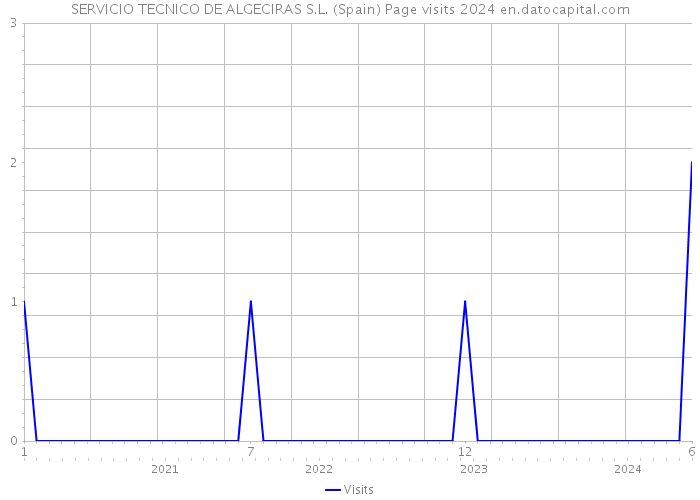 SERVICIO TECNICO DE ALGECIRAS S.L. (Spain) Page visits 2024 