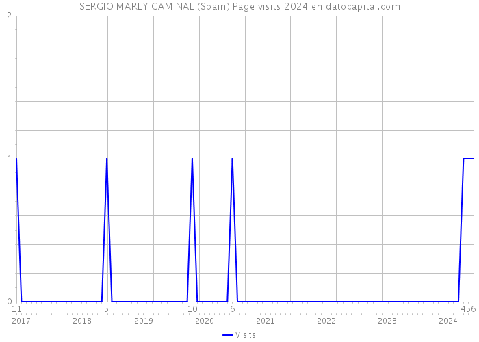 SERGIO MARLY CAMINAL (Spain) Page visits 2024 