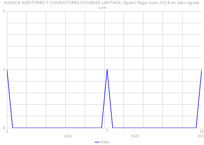 AVANCE AUDITORES Y CONSULTORES SOCIEDAD LIMITADA (Spain) Page visits 2024 