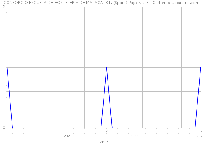 CONSORCIO ESCUELA DE HOSTELERIA DE MALAGA S.L. (Spain) Page visits 2024 
