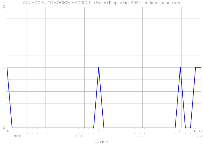 AGUADO AUTOMOCION MADRID SL (Spain) Page visits 2024 