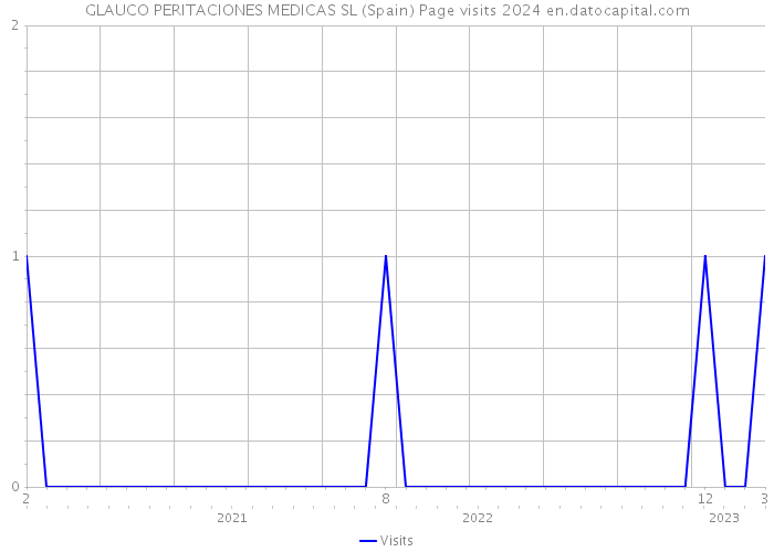 GLAUCO PERITACIONES MEDICAS SL (Spain) Page visits 2024 