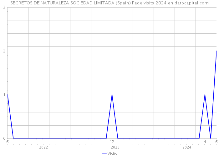 SECRETOS DE NATURALEZA SOCIEDAD LIMITADA (Spain) Page visits 2024 