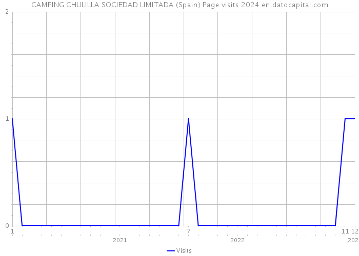 CAMPING CHULILLA SOCIEDAD LIMITADA (Spain) Page visits 2024 