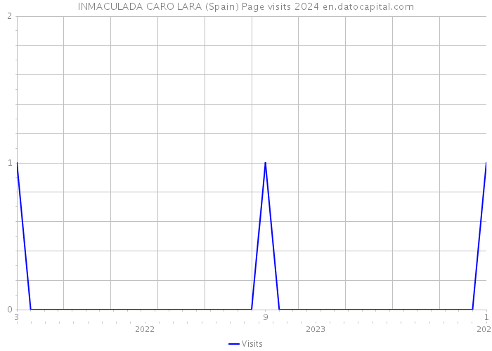 INMACULADA CARO LARA (Spain) Page visits 2024 