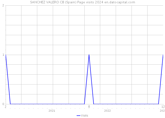 SANCHEZ VALERO CB (Spain) Page visits 2024 