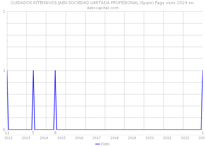 CUIDADOS INTENSIVOS JAEN SOCIEDAD LIMITADA PROFESIONAL (Spain) Page visits 2024 