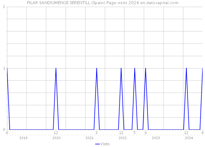 PILAR SANDIUMENGE SERENTILL (Spain) Page visits 2024 