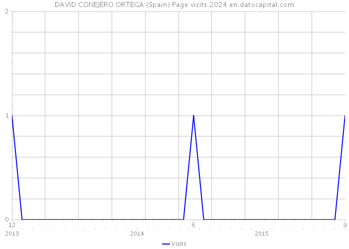 DAVID CONEJERO ORTEGA (Spain) Page visits 2024 