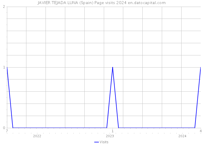 JAVIER TEJADA LUNA (Spain) Page visits 2024 
