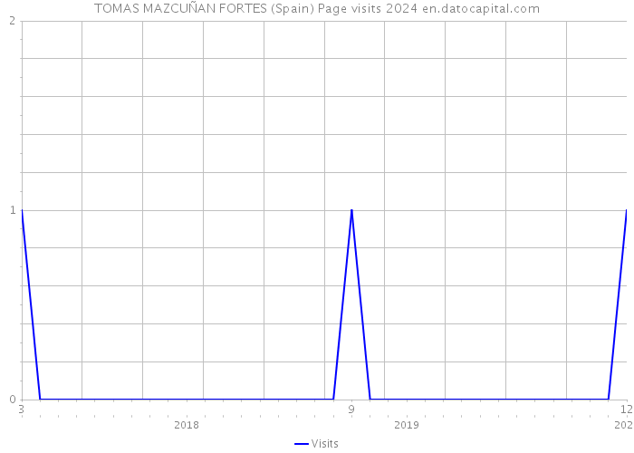 TOMAS MAZCUÑAN FORTES (Spain) Page visits 2024 