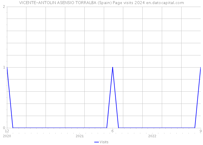 VICENTE-ANTOLIN ASENSIO TORRALBA (Spain) Page visits 2024 