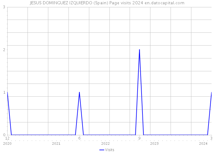 JESUS DOMINGUEZ IZQUIERDO (Spain) Page visits 2024 