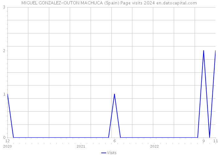 MIGUEL GONZALEZ-OUTON MACHUCA (Spain) Page visits 2024 