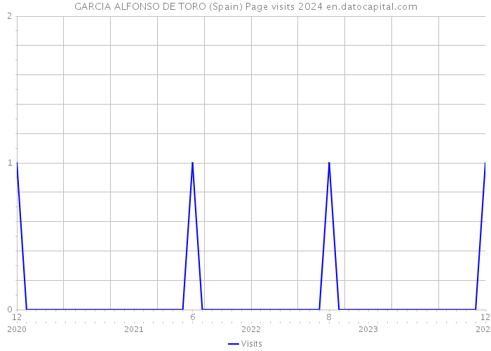 GARCIA ALFONSO DE TORO (Spain) Page visits 2024 