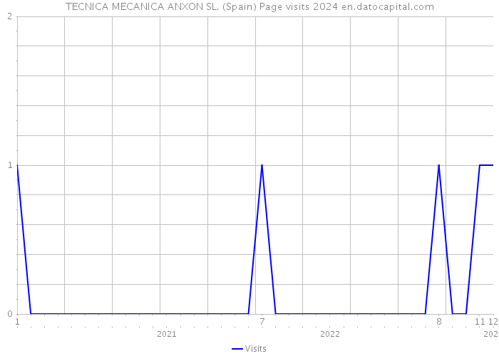 TECNICA MECANICA ANXON SL. (Spain) Page visits 2024 