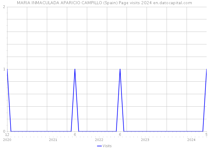 MARIA INMACULADA APARICIO CAMPILLO (Spain) Page visits 2024 