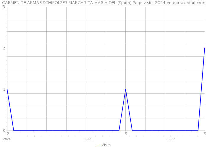 CARMEN DE ARMAS SCHMOLZER MARGARITA MARIA DEL (Spain) Page visits 2024 
